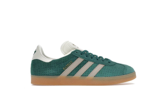 adidas Gazelle Collegiate Green Wonder Beige Gold Metallic