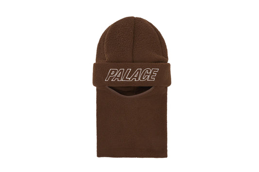 Palace Fleece Facewarmer Beanie Mocha
