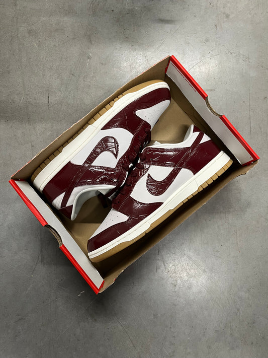Nike Dunk Low LX Dark Team Red Croc (Women's)