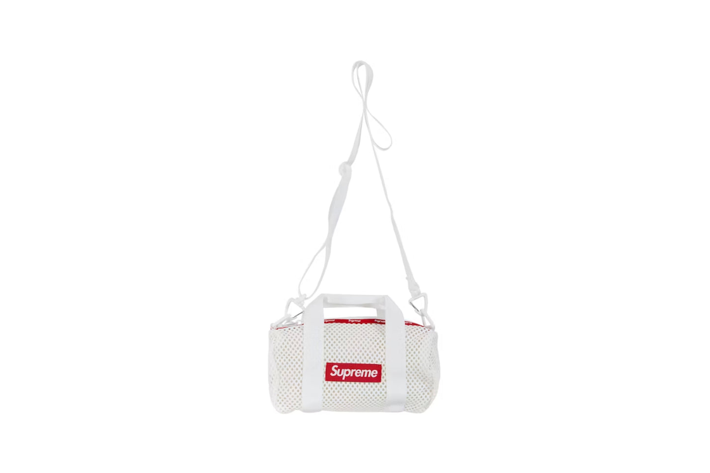 Supreme Mesh Mini Duffle Bag White