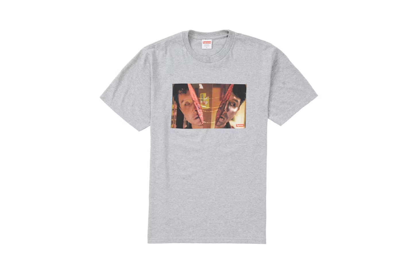 Supreme Split Tee Heather Grey