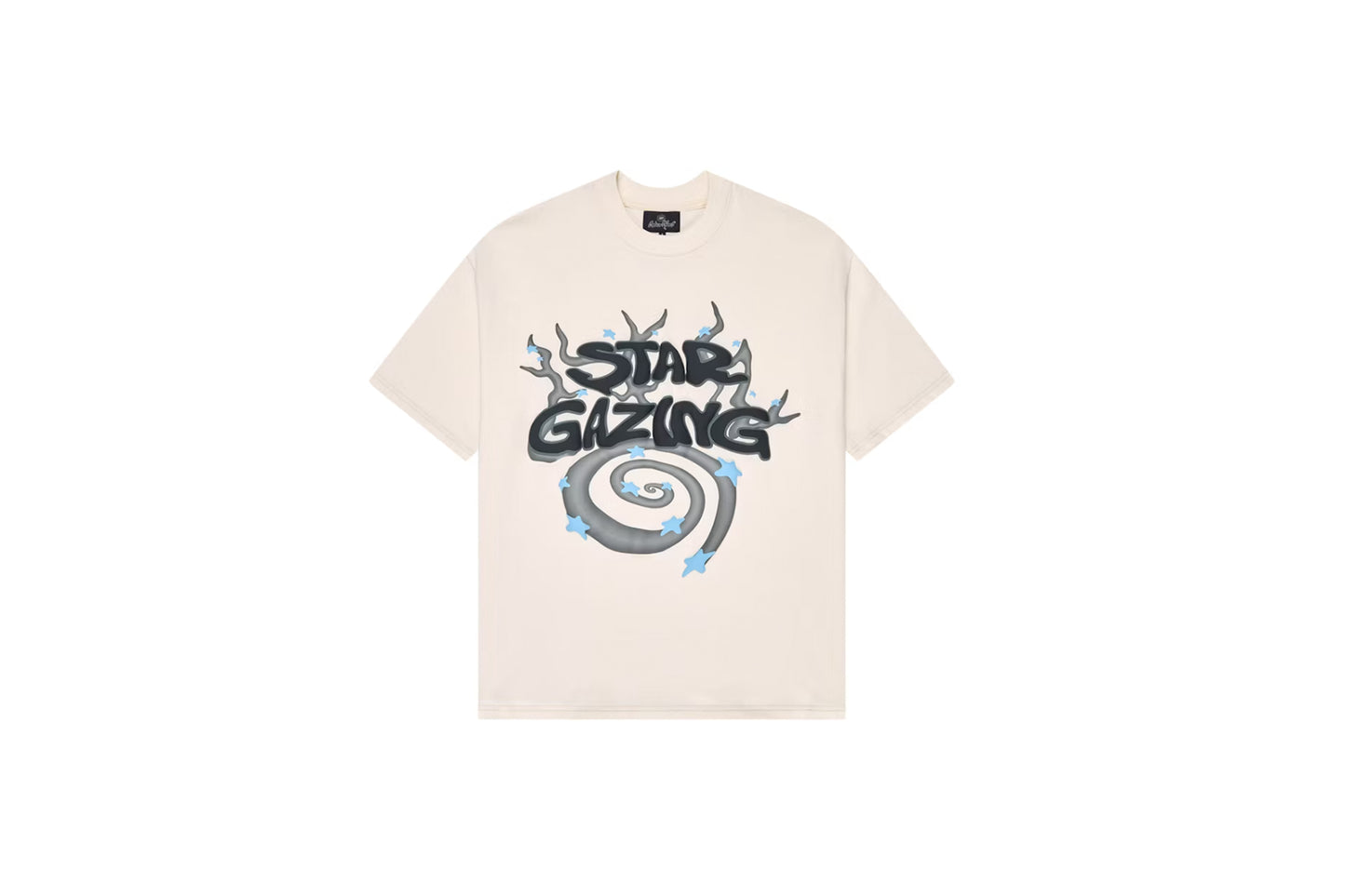Broken Planet Star Gazing T-Shirt Vanilla White