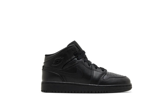 Jordan 1 Mid Triple Black (PreSchool)