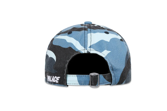 Palace P 6-Panel Washed Navy Camo