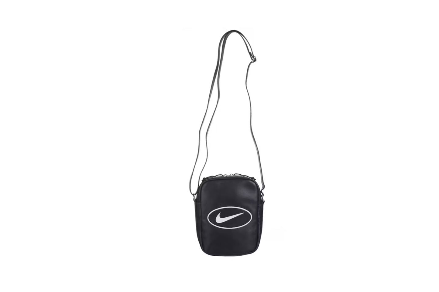 Supreme Nike Leather Shoulder Bag Black
