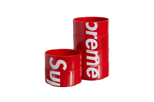 Supreme Heller Bowls (Set of 6) Red
