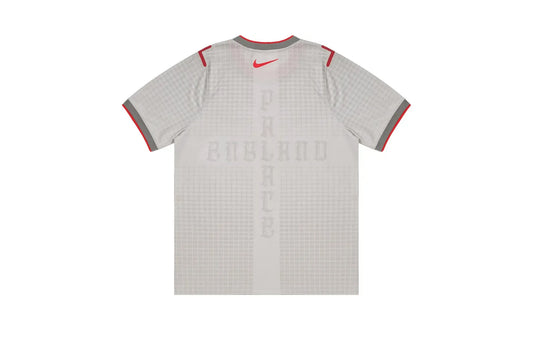 Palace x Nike England Dri-FIT Academy Pro Short Sleeve Football Top Pewter Grey/Bright Crimson