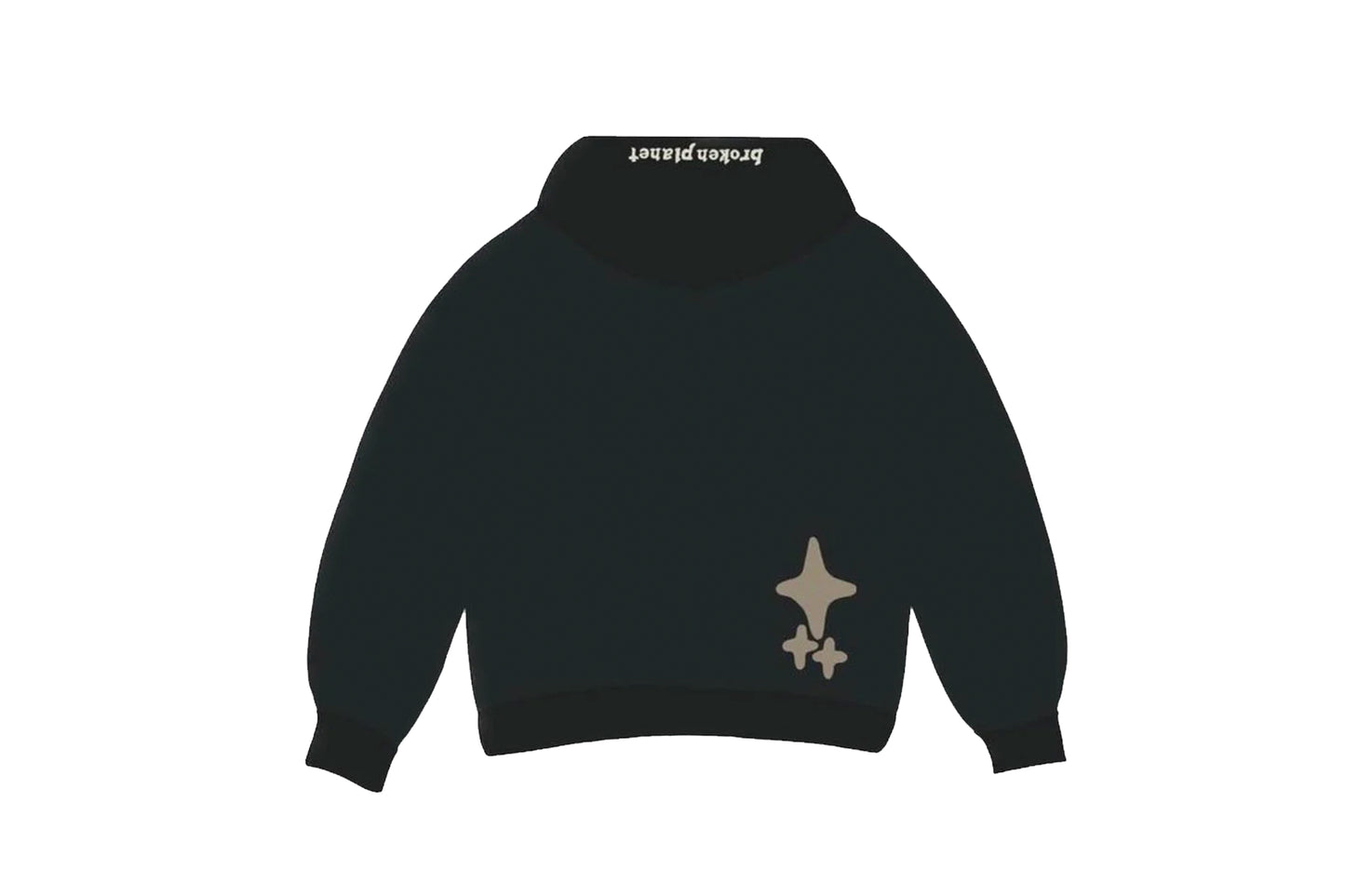 Broken Planet Far Side Of The Moon Hoodie Soot Black