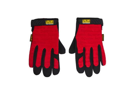 Supreme Mechanix Leather Work Gloves Red