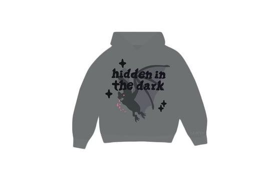 Broken Planet Hidden in the Dark Hoodie Shadow Grey