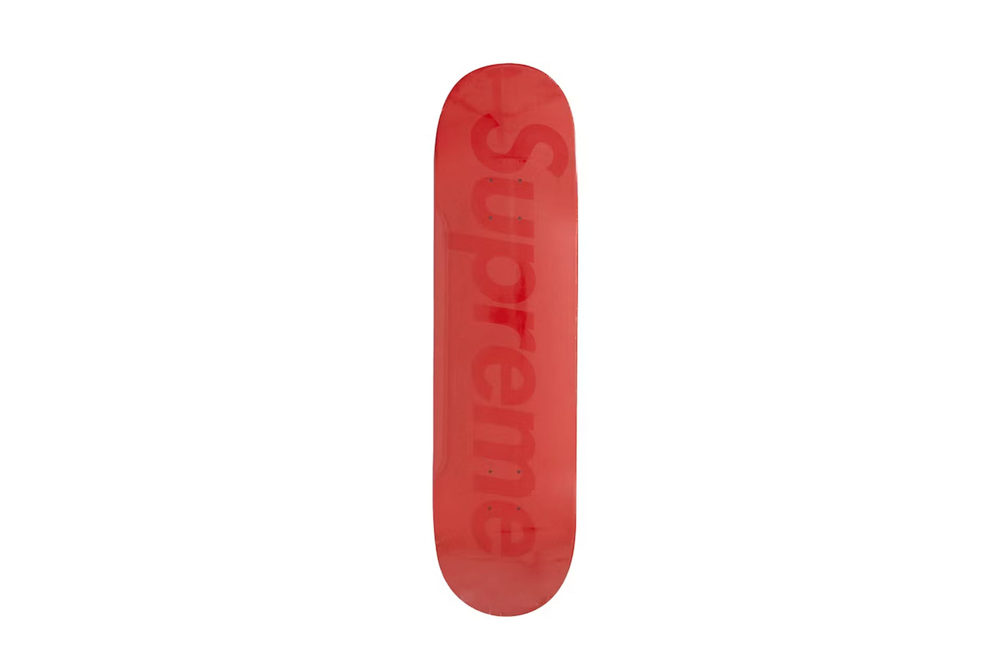 Supreme Tonal Box Logo Skateboard Deck Red