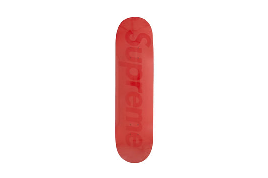 Supreme Tonal Box Logo Skateboard Deck Red