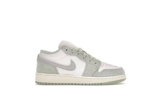 Jordan 1 Low SE White Seafoam (Grade School)
