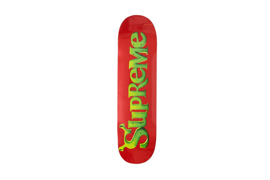 Supreme Shrek Skateboard Deck Red