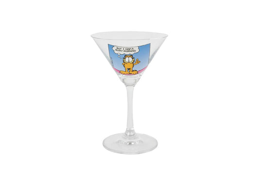 Palace Garfield Martini Glass Clear/Blue