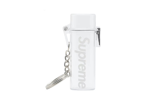 Supreme Waterproof Lighter Case Keychain Clear