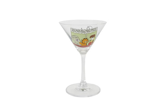 Palace Garfield Martini Glass Clear/Green
