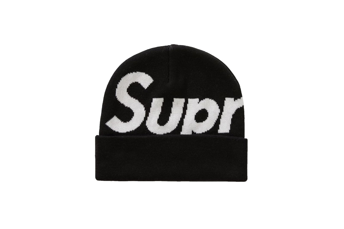Supreme Big Logo Beanie FW22 Black