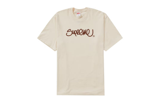 Supreme Handstyle Tee Natural