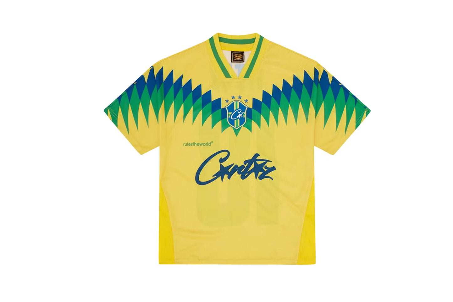 Corteiz Club America Brasil Jersey Yellow