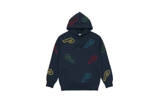 Palace Eyelet P Hood Navy