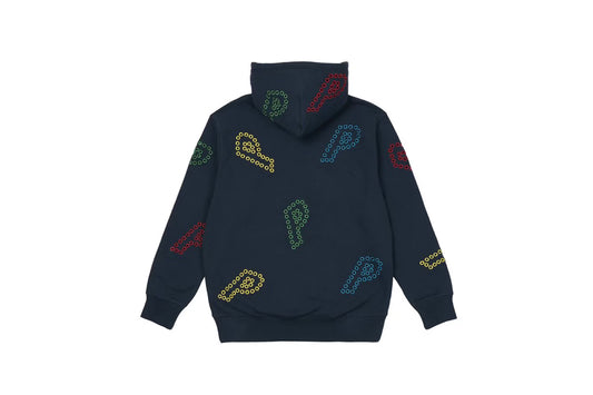 Palace Eyelet P Hood Navy