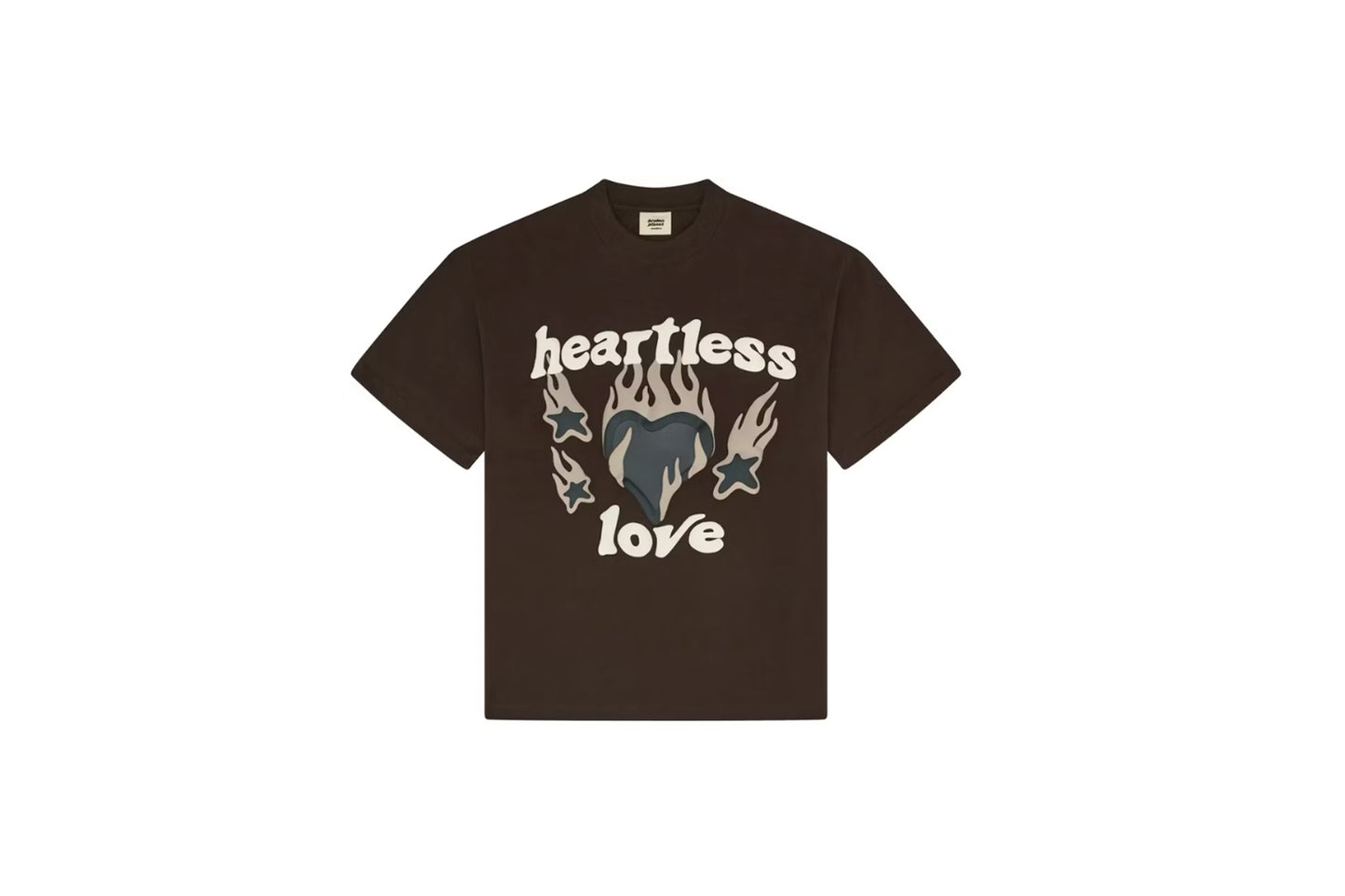 Broken Planet Heartless Love T-Shirt Mocha Brown