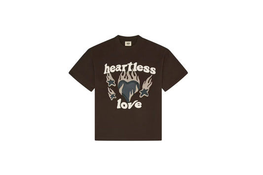 Broken Planet Heartless Love T-Shirt Mocha Brown