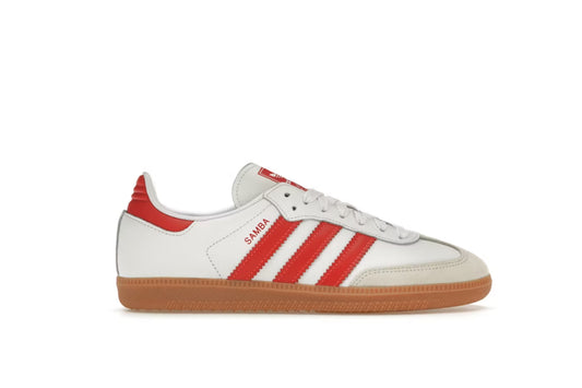 adidas Samba OG White Solar Red