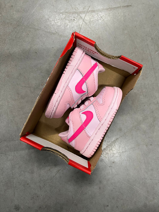 Nike Dunk Low Triple Pink (Toddler)