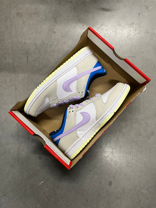 Nike Dunk Low Khaki Blue Pink