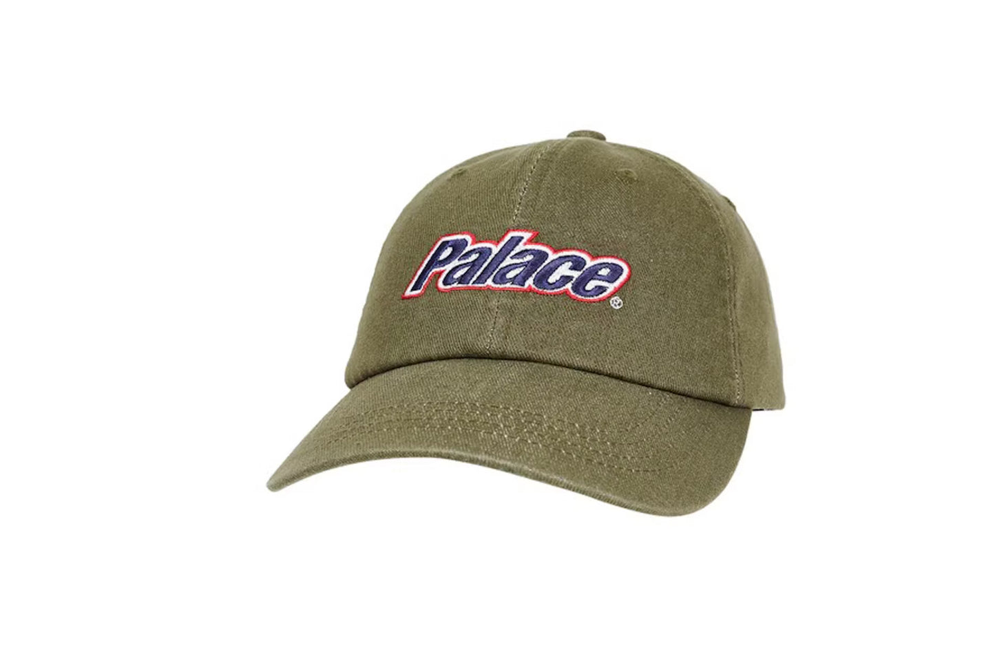 Palace Lowercase Washed Denim 6-Panel Olive