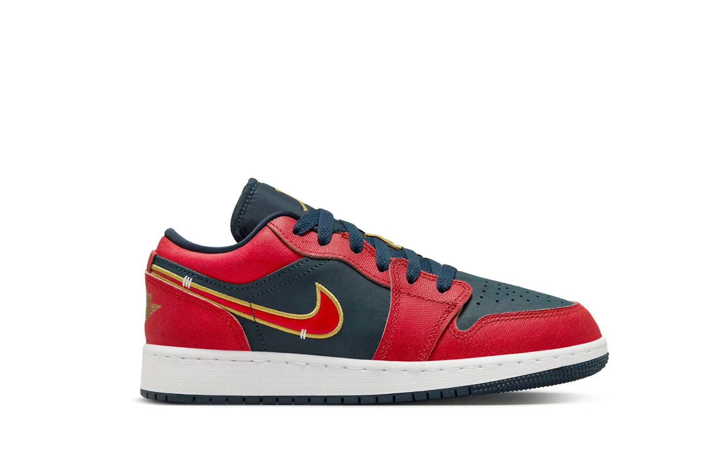 Jordan 1 Low Armory Navy Sport Red (Grade School)