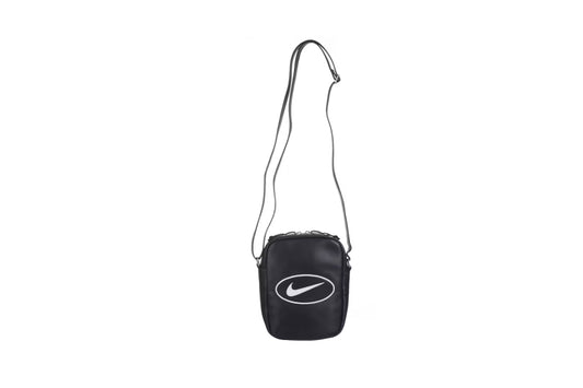 Supreme Nike Leather Shoulder Bag Black
