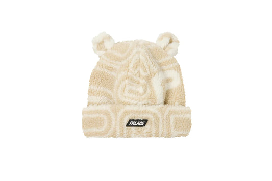 Palace Joyrex Fleece Ears Beanie Stone