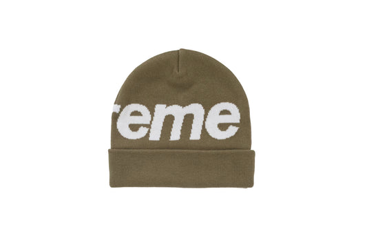 Supreme Big Logo Beanie (FW24) Olive