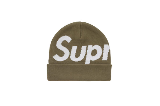 Supreme Big Logo Beanie (FW24) Olive