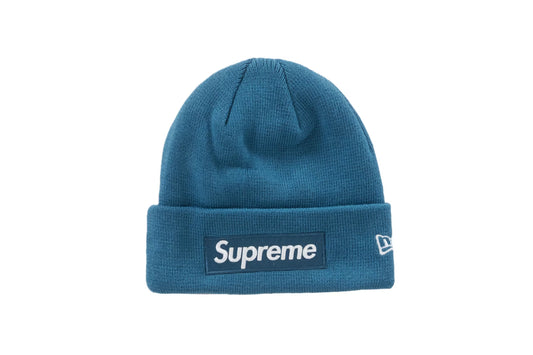 Supreme New Era Box Logo Beanie (FW23) Blue