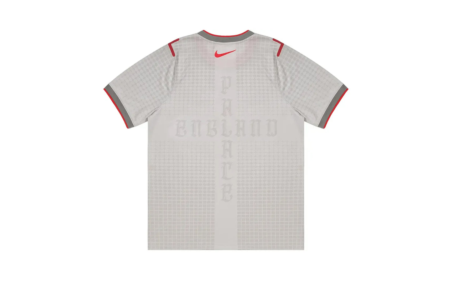 Palace x Nike England Dri-FIT Academy Pro Short Sleeve Football Top Pewter Grey/Bright Crimson