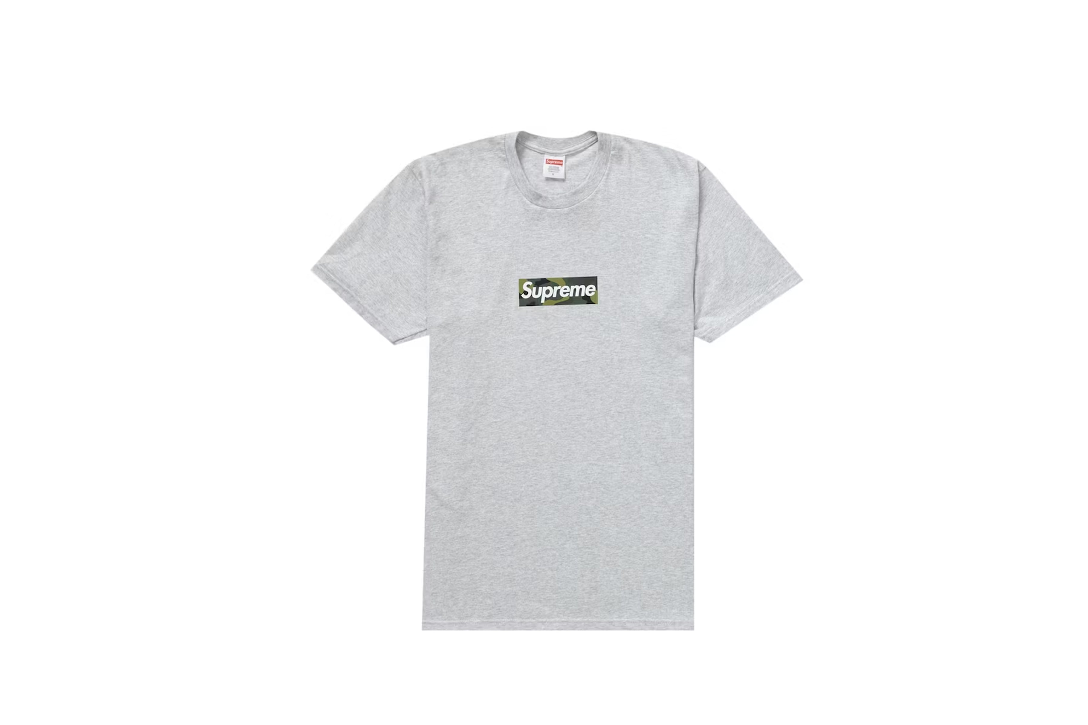 Supreme Box Logo Tee (FW23) Ash Grey