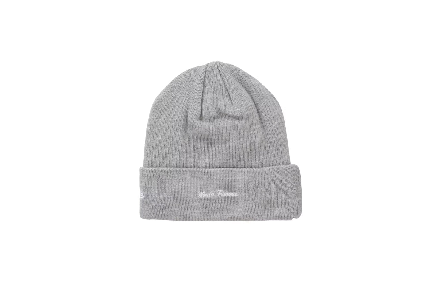 Supreme New Era Box Logo Beanie (FW24) Heather Grey