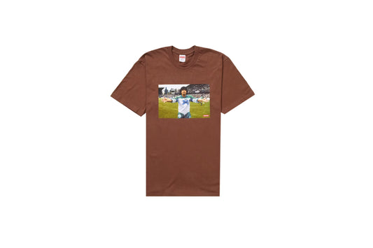 Supreme Maradona Tee Brown