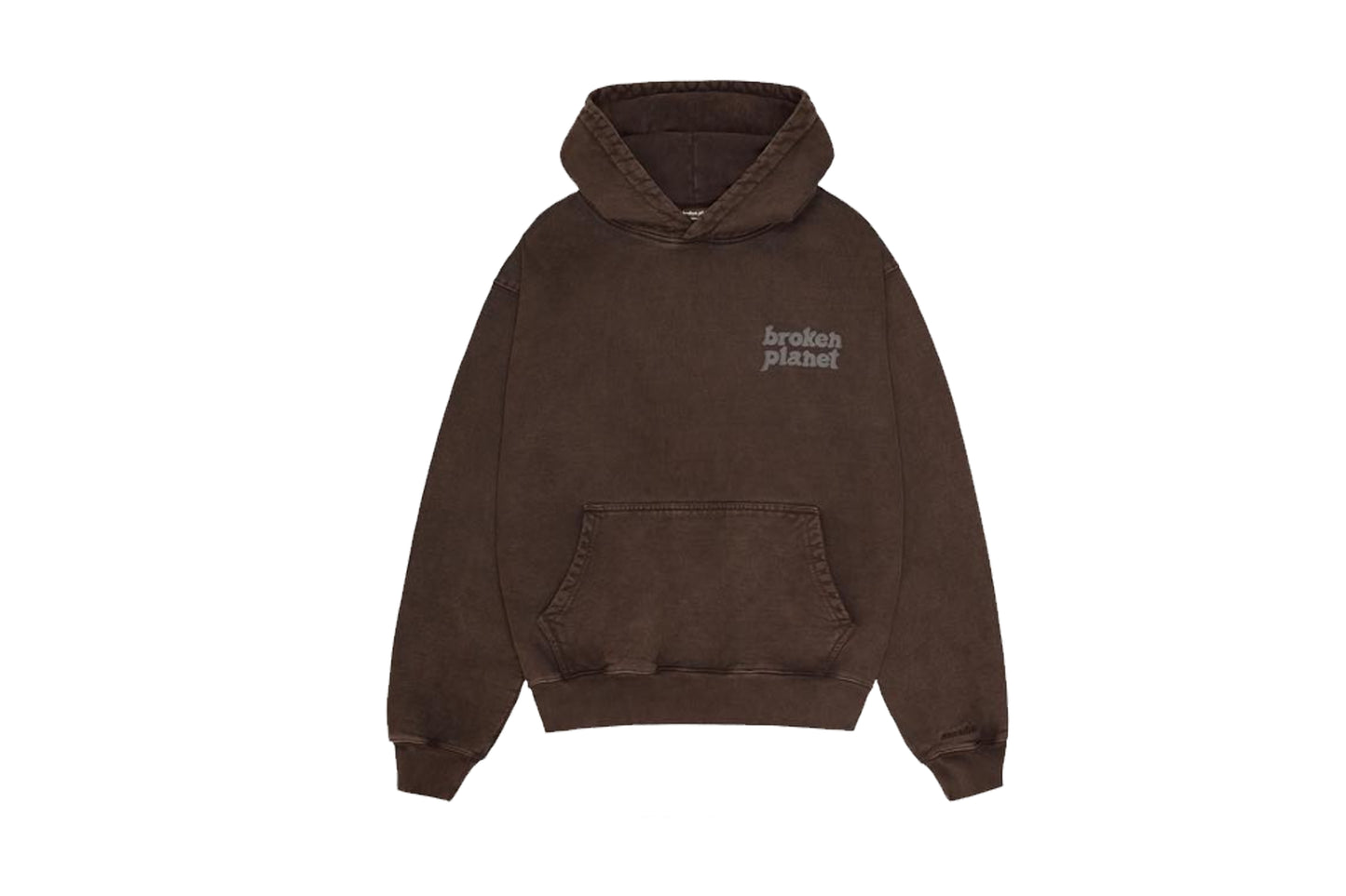 Broken Planet Basics Hoodie Washed Mocha Brown