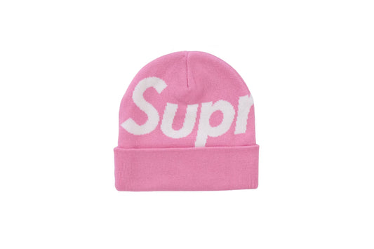 Supreme Big Logo Beanie (FW24) Pink