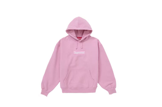 Supreme Box Logo Hooded Sweatshirt Sweatshirt (FW24) Pink