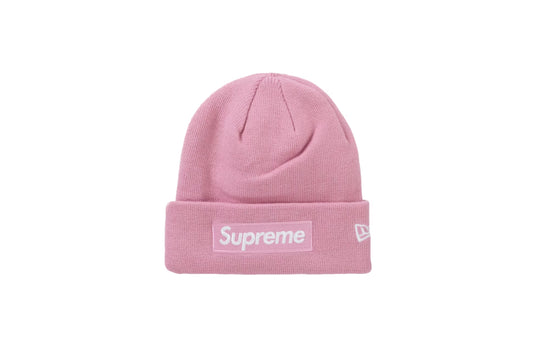 Supreme New Era Box Logo Beanie (FW24) Dusty Pink