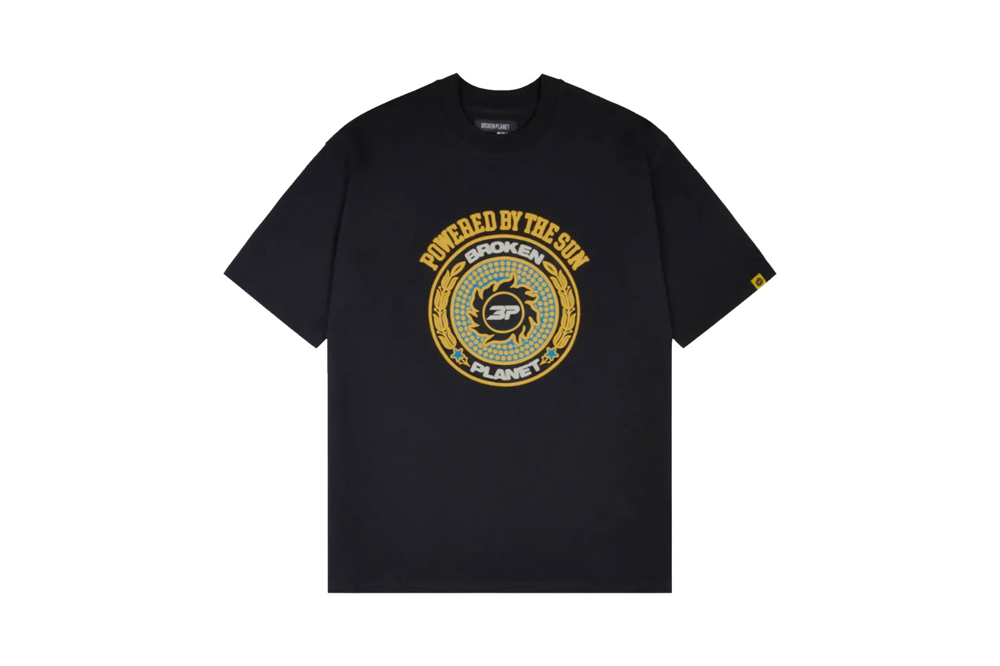 Broken Planet Powered By The Sun T-Shirt Midnight Black