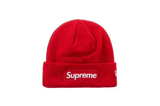 Supreme New Era Box Logo Beanie (FW23) Red