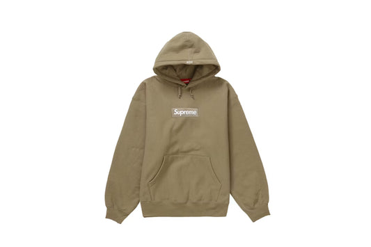 Supreme Box Logo Hooded Sweatshirt (FW23) Dark Sand