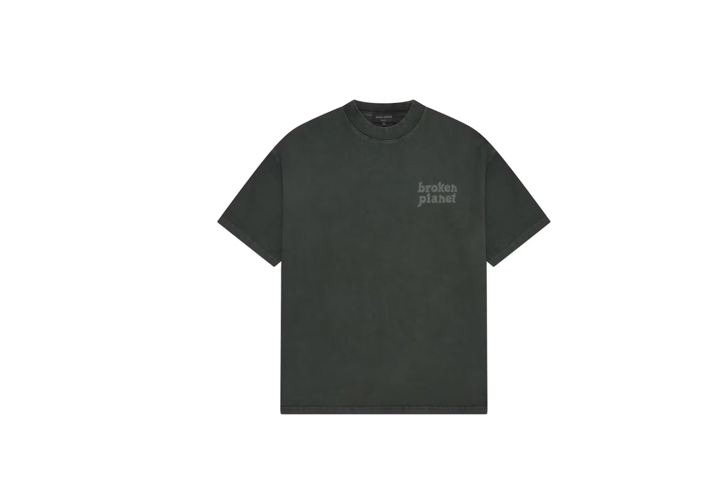 Broken Planet Basics T-Shirt Washed Soot Black